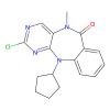 2-chloro-11-cyclopentyl-5-methyl-pyrimido[4,5-b][1,4]benzodiazepin-6-one