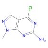 4-chloro-1-methyl-1H-pyrazolo[3，4-d]pyrimidin-6-amine