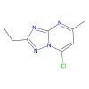 7-Chloro-2-ethyl-5-methyl[1，2，4]triazolo-[1，5-a]pyrimidine