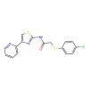 2-((4-chlorophenyl)thio)-N-(4-(pyridin-2-yl)thiazol-2-yl)acetamide
