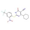 4-Cyclohexyl-2-[2-nitro-4-(trifluoromethyl)phenyl]sulfanyl-6-oxo-1H-pyrimidine-5-carbonitrile