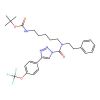 Carbamic acid, N-(5-((2-phenylethyl)((4-(4-(trifluoromethoxy)phenyl)-1H-1,2,3-triazol-1-yl)carbonyl)amino)pentyl)-, 1,1-dimethylethyl ester