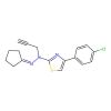 4-(4-Chlorophenyl)-N-(cyclopentylideneamino)-N-prop-2-ynyl-1,3-thiazol-2-amine