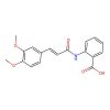 2-[[3-(3,4-Dimethoxyphenyl)acryloyl]amino]benzoic acid
