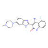 Dovitinib (TKI-258, CHIR-258), Inhibitor of colony stimulating factor 1 receptor;Inhibitor of epidermal growth factor receptor;Inhibitor of fibroblast growth factor receptor 1;Inhibitor of fibroblast growth factor receptor 3;Inhibitor of fms related receptor tyrosine kinase 1;Inhibitor