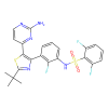 Dabrafenib, Inhibitor of B-Raf proto-oncogene; serine/threonine kinase