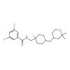 3,5-dichloro-N-((1-((2,2-dimethyltetrahydro-2H-pyran-4-yl)methyl)-4-fluoropiperidin-4-yl)methyl)benzamide