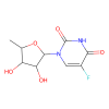 5'-Deoxy-5-fluorouridine, Thymidylate synthase inhibitor