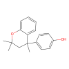 3,4-DIHYDRO-4-(4-HYDROXYPHENYL)-2,2,4-TRIMETHYL-2H-1-BENZOPYRAN - , used for , CAS No. 472-41-3, by Aladdin Scientific