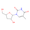 3′-Deoxy-5-methyluridine