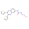 1-(2,3-Di(thiophen-2-yl)quinoxalin-6-yl)-3-(2-methoxyethyl)urea