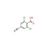 2,6-dichloro-4-cyano-benzoic acid