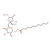((2R,3S,4S,5R,6R)-6-(((2S,3S,4S,5R)-3,4-Dihydroxy-2,5-bis(hydroxymethyl)tetrahydrofuran-2-yl)oxy)-3,4,5-trihydroxytetrahydro-2H-pyran-2-yl)methyl dodecanoate