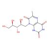 1-deoxy-1-(7-hydroxy-6-methyl-2,4-dioxo-3,4-dihydropteridin-8(2H)-yl)-D-ribitol