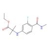 Ethyl 2-(3-fluoro-4-(methylcarbamoyl)phenylamino)-2-methylpropanoate