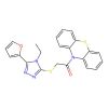 2-{[4-ethyl-5-(furan-2-yl)-4H-1,2,4-triazol-3-yl]sulfanyl}-1-(10H-phenothiazin-10-yl)ethan-1-one