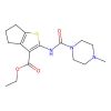 ethyl 2-[(4-methylpiperazine-1-carbonyl)amino]-5,6-dihydro-4H-cyclopenta[b]thiophene-3-carboxylate