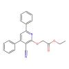 Ethyl 2-[(3-cyano-4,6-diphenyl-2-pyridinyl)oxy]acetate