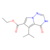 ethyl 4-oxo-5-(propan-2-yl)-3H,4H-pyrrolo[2,1-f][1,2,4]triazine-6-carboxylate
