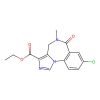 Ethyl 8-chloro-5,6-dihydro-5-methyl-6-oxo-4H-imidazo(1,5-a)(1,4)benzodiazepine-3-carboxylate