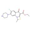 Ethyl 6-fluoro-1-methyl-4-oxo-7-(piperazin-1-yl)-1，4-dihydro-[1，3]thiazeto[3，2-a]quinoline-3-carboxylate