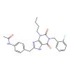 1-(2-Fluorobenzyl)-3-Butyl-8-(N-Acetyl-4-Aminobenzyl)-Xanthine