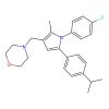 4-[[1-(4-Fluorophenyl)-5-(4-isopropylphenyl)-2-methyl-pyrrol-3-yl]methyl]morpholine