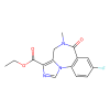 Flumazenil, Allosteric modulator of GABA A receptor α1 subunit;Allosteric modulator of GABA A receptor α2 subunit;Allosteric modulator of GABA A receptor α3 subunit;Allosteric modulator of GABA A receptor α4 subunit;Allosteric modulator of GABA A receptor α5 subunit;