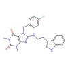 7-[(4-fluorophenyl)methyl]-8-{[2-(1H-indol-3-yl)ethyl]amino}-1,3-dimethyl-2,3,6,7-tetrahydro-1H-purine-2,6-dione