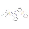 4-fluoro-2-methyl-N-[3-(3-morpholin-4-ylsulfonylanilino)quinoxalin-2-yl]benzenesulfonamide
