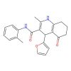4-(furan-2-yl)-2-methyl-5-oxo-N-(o-tolyl)-1,4,5,6,7,8-hexahydroquinoline-3-carboxamide