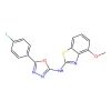 5-(4-fluorophenyl)-N-(4-methoxy-1,3-benzothiazol-2-yl)-1,3,4-oxadiazol-2-amine