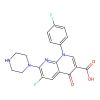 6-Fluoro-1-(4-fluorophenyl)-4-oxo-7-(piperazin-1-yl)-1,4-dihydro-1,8-naphthyridine-3-carboxylic acid