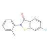 6-Fluoro-2-(2-methylphenyl)-1,2-benzothiazol-3-one
