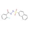 2-fluoro-N'-naphthalen-2-ylsulfonylbenzohydrazide