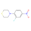 4-(2-Fluoro-4-nitrophenyl)thiomorpholine - 97%, used for , CAS No. 168828-70-4, by Aladdin Scientific