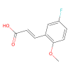 3-(5-Fluoro-2-methoxyphenyl)acrylic acid - 98%, used for , CAS No. 157518-45-1, by Aladdin Scientific