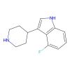 4-Fluoro-3-(piperidin-4-yl)-1H-indole