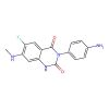 3-(4-Aminophenyl)-6-fluoro-7-(methylamino)quinazoline-2,4(1H,3H)-dione