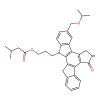 Glycine, N,N-dimethyl-, 3-(5,6,7,13-tetrahydro-9-((1-methylethoxy)methyl)-5-oxo-12H-indeno(2,1-a)pyrrolo(3,4-c)carbazol-12-yl)propyl ester