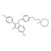 1-[[4-[2-(Hexahydro-1-oxido-1H-azepin-1-yl)ethoxy]phenyl]methyl]-2-(4-hydroxyphenyl)-3-methyl-1H-indol-5-ol