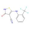 3-Hydroxy-5-[2-(trifluoromethyl)anilino]isothiazole-4-carbonitrile