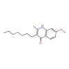 3-Heptyl-4-hydroxy-7-methoxy-2-methylquinoline