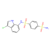 Indisulam, Inhibitor of carbonic anhydrase 1;Inhibitor of carbonic anhydrase 12;Inhibitor of carbonic anhydrase 7