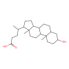 Lithocholic acid, Agonist of Farnesoid X receptor;Agonist of GPBA receptor;Agonist of Pregnane X receptor;Agonist of Vitamin D receptor