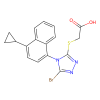 Lesinurad, Solute carrier family 22 member 12 inhibitor