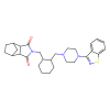 Lurasidone, Agonist of 5-HT 1A receptor;Antagonist of 5-HT 2A receptor;Antagonist of 5-HT 7 receptor;Antagonist of α 2A-adrenoceptor;Antagonist of α 2C-adrenoceptor;Antagonist of D 2 receptor