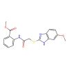 methyl 2-[[2-[(6-methoxy-1H-benzimidazol-2-yl)sulfanyl]acetyl]amino]benzoate