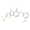6-[(3-Methoxyphenyl)methyl]-4-methyl-2-methylsulfinyl-5-thieno[3,4]pyrrolo[1,3-d]pyridazinone