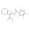 Methyl 2-(perfluorobenzamido)-5,6,7,8-tetrahydro-4H-cyclohepta[b]thiophene-3-carboxylate